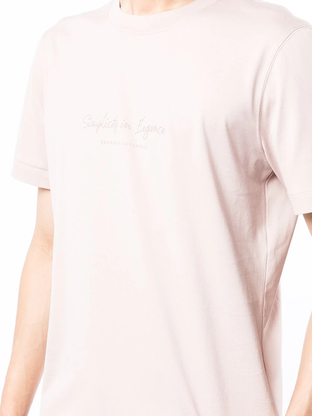 Simplicity In Elegance cotton T-shirt - 5