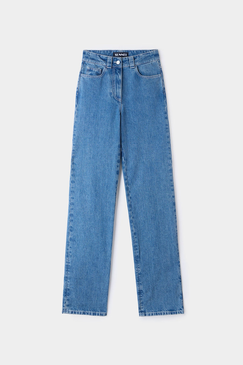 SUNNEI BELLIDENTRO PANTS / light washed denim outlook