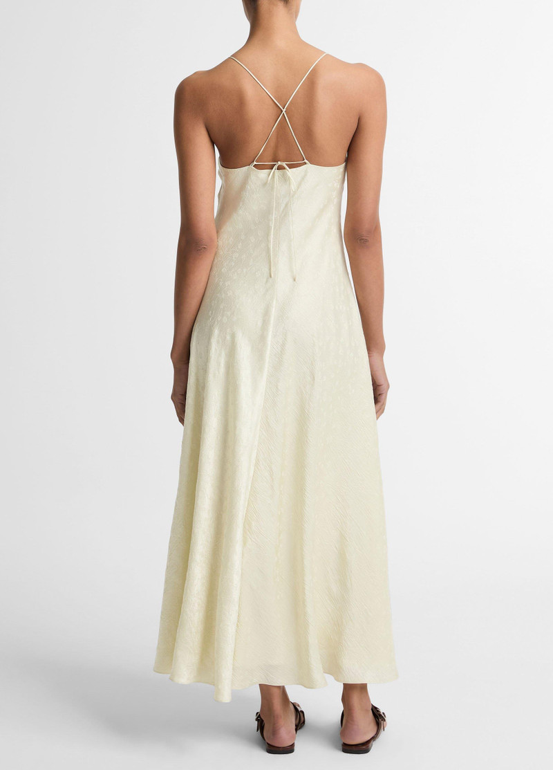 Vince Floral Jacquard Satin Slip Dress outlook