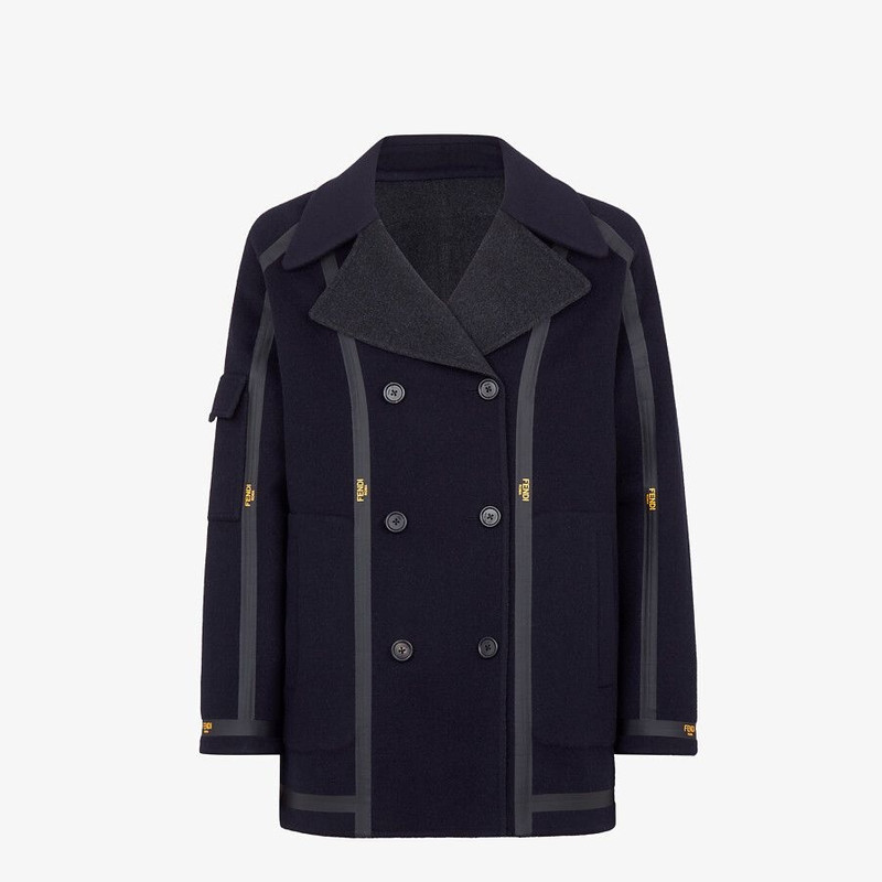 Blue cashmere coat 1
