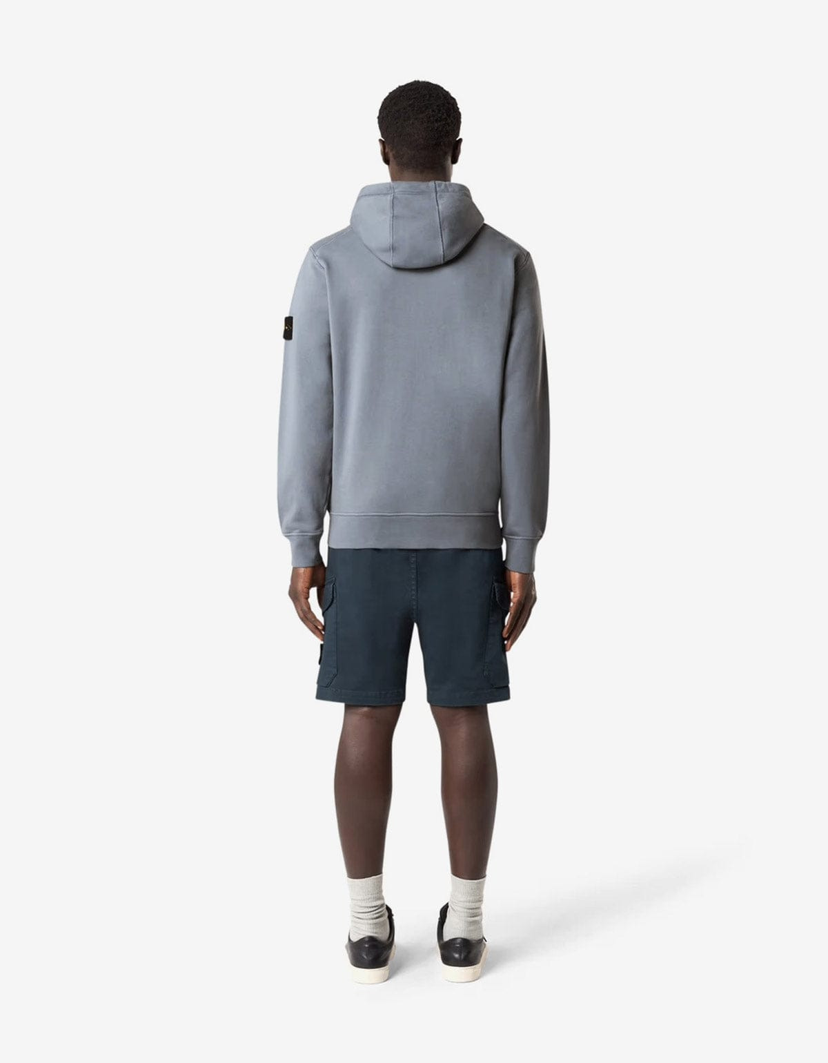 Stone Island Avio Blue Hoodie - 4