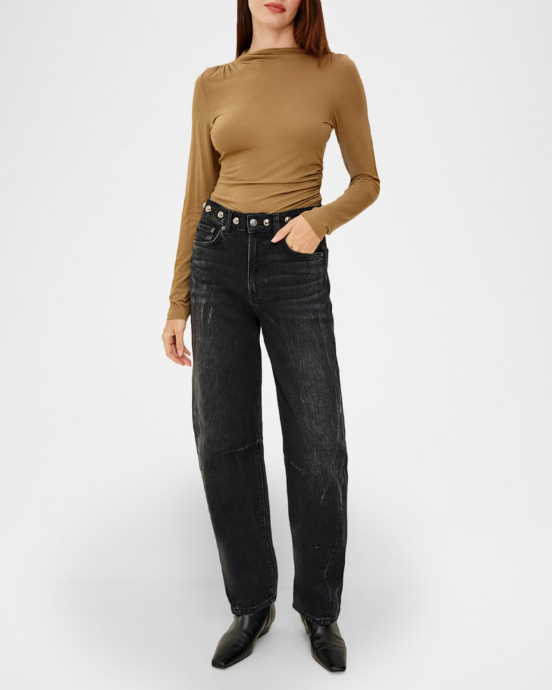 Rails Samo Studded Barrel Jeans outlook