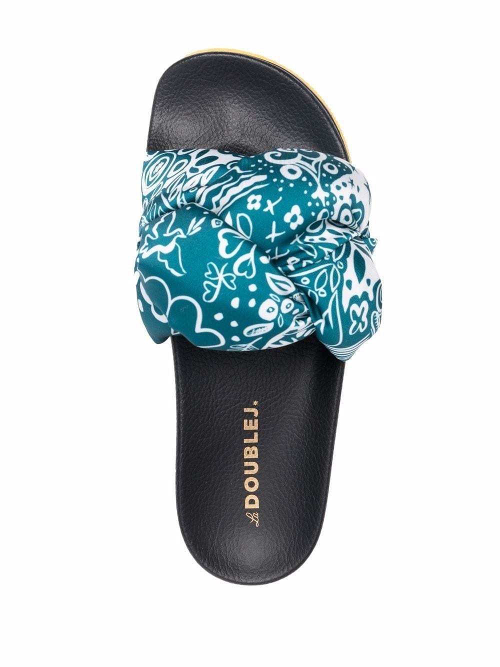 Treccia slide sandals - 4