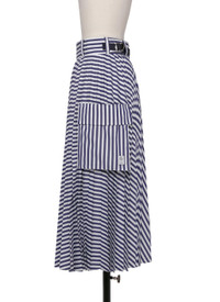 国内より1WEEK【sacai】Thomas Mason Cotton Poplin Skirt sacai Thomas Mason Cotton Poplin Skirt | sacai | REVERSIBLE