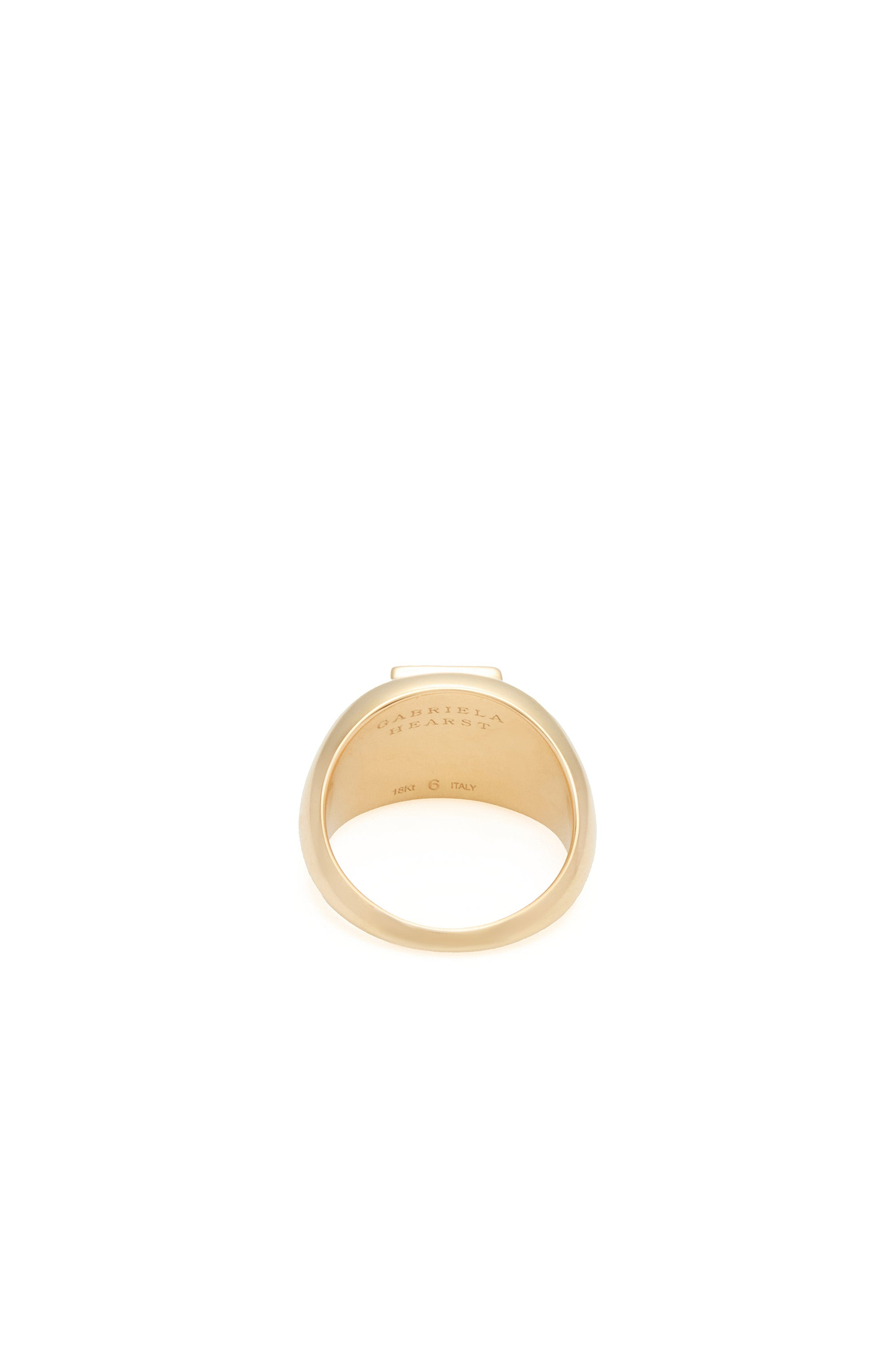 Medium Ring 18K Gold & Howlite Stone - 4