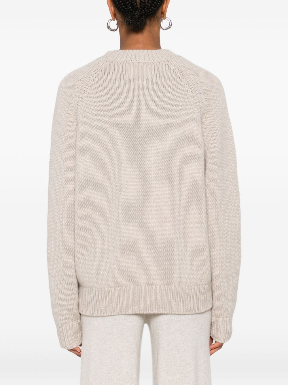 raglan-sleeve cashmere sweater - 4