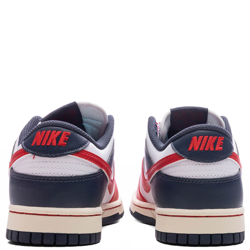 DUNK LOW RETRO 'BOSTON RED SOX' - WHITE/UNIVERSITY RED/THUNDER BLUE - 4
