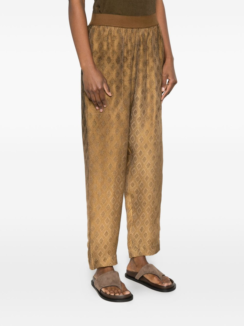 diamond-pattern trousers 3
