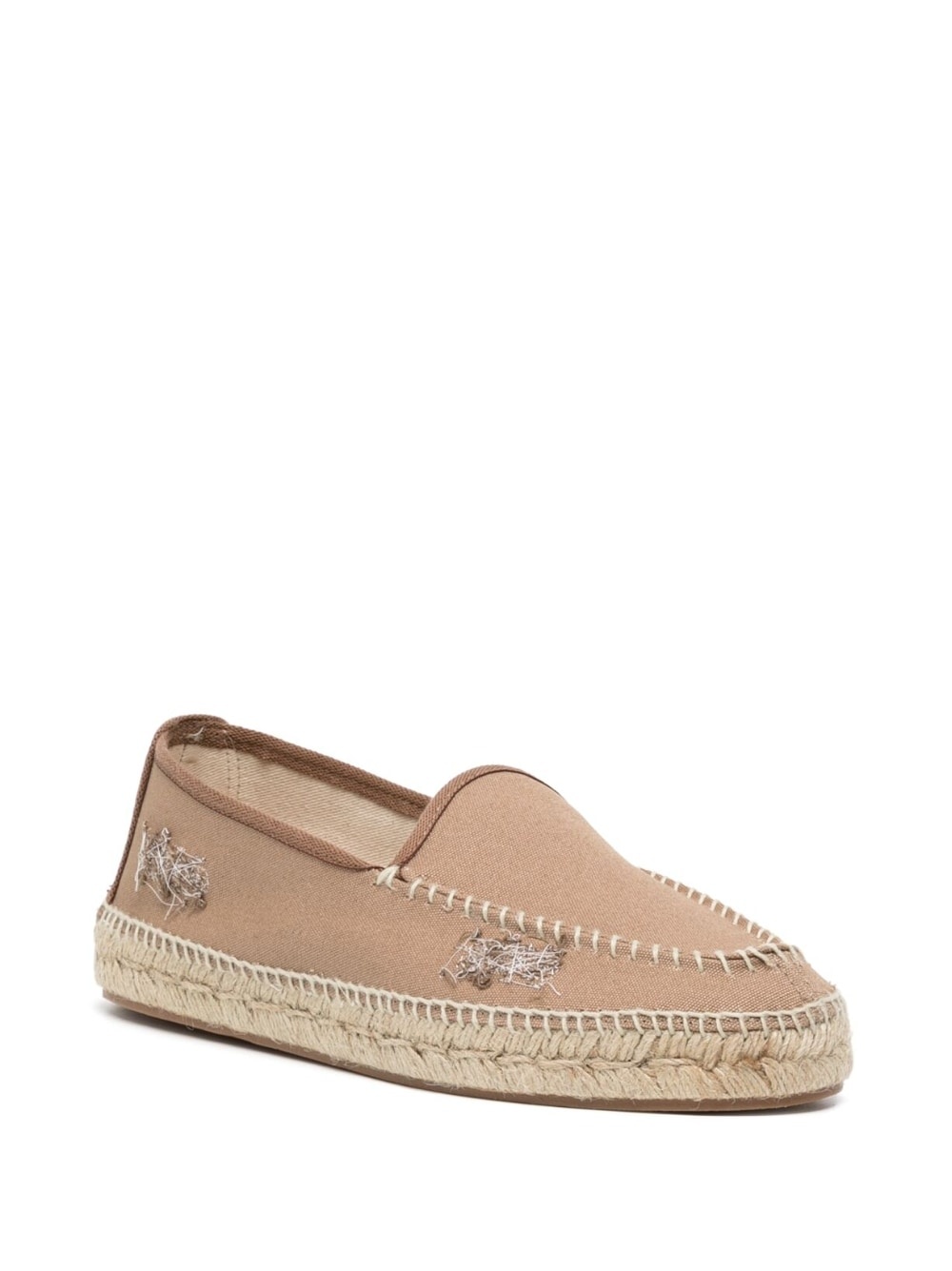 embroidered canvas espadrilles - 2