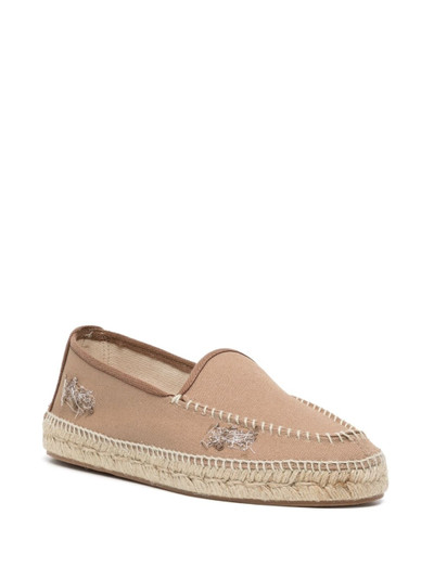 Maison Margiela embroidered canvas espadrilles outlook