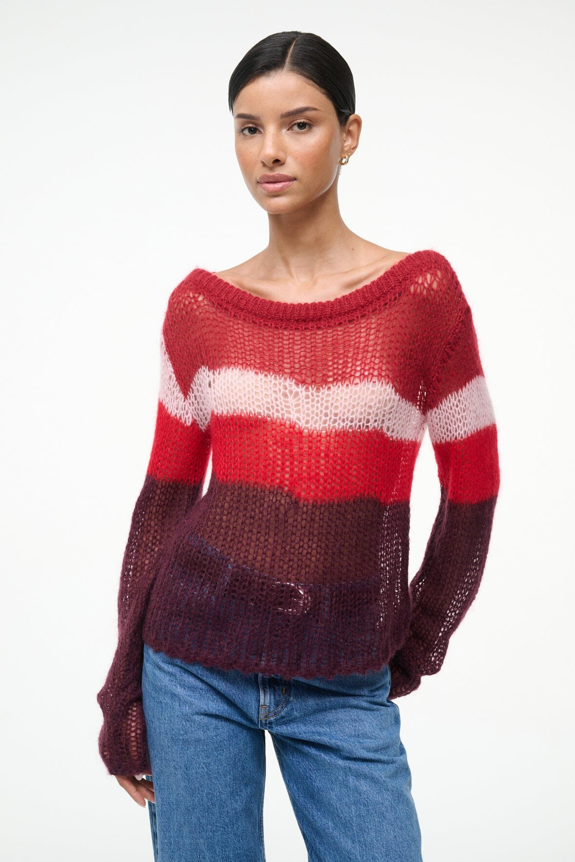 STAUD TESSA SWEATER SYRAH MULTI - 2