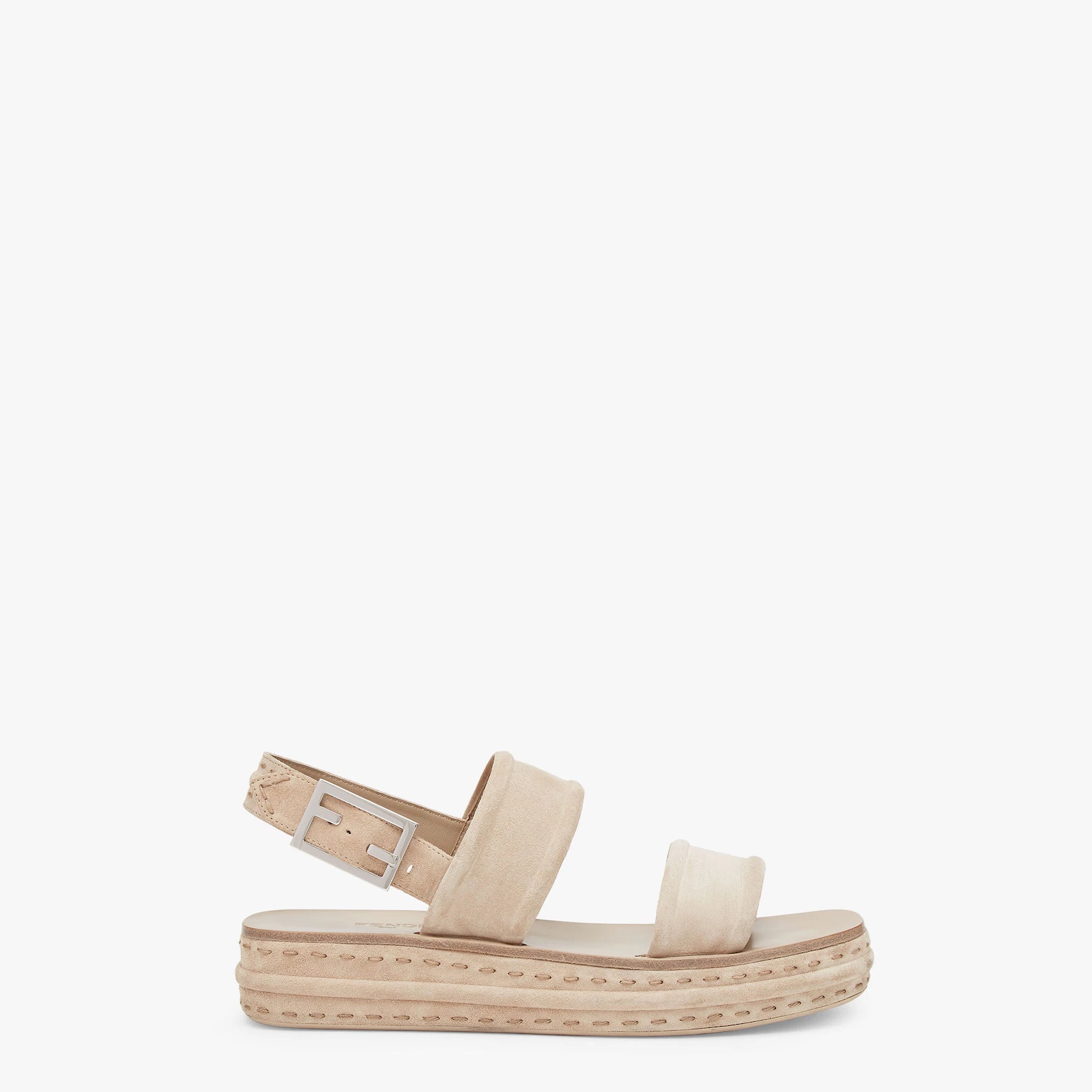 Beige suede sandals - 1
