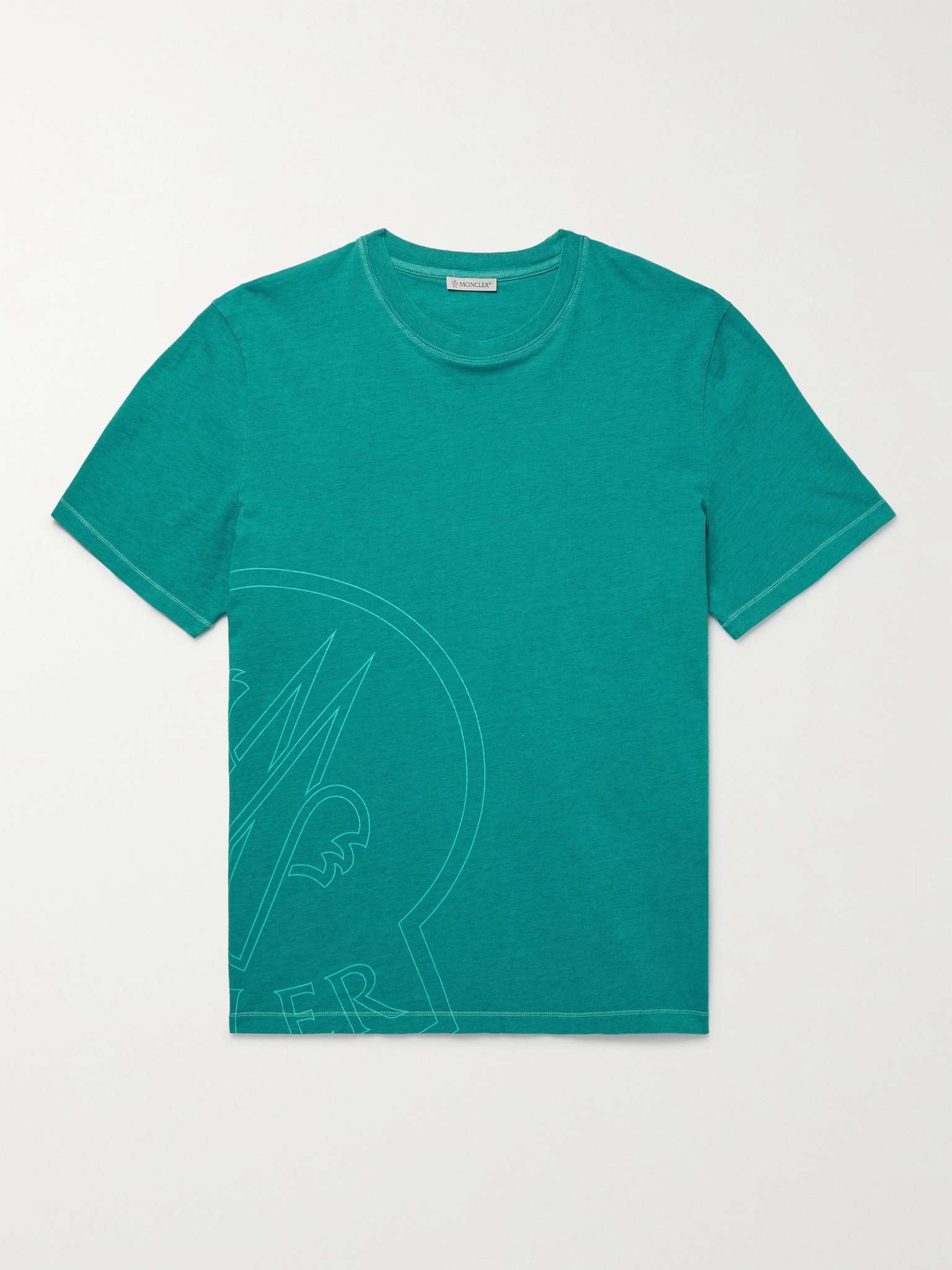 Logo-Print Cotton-Jersey T-Shirt - 1