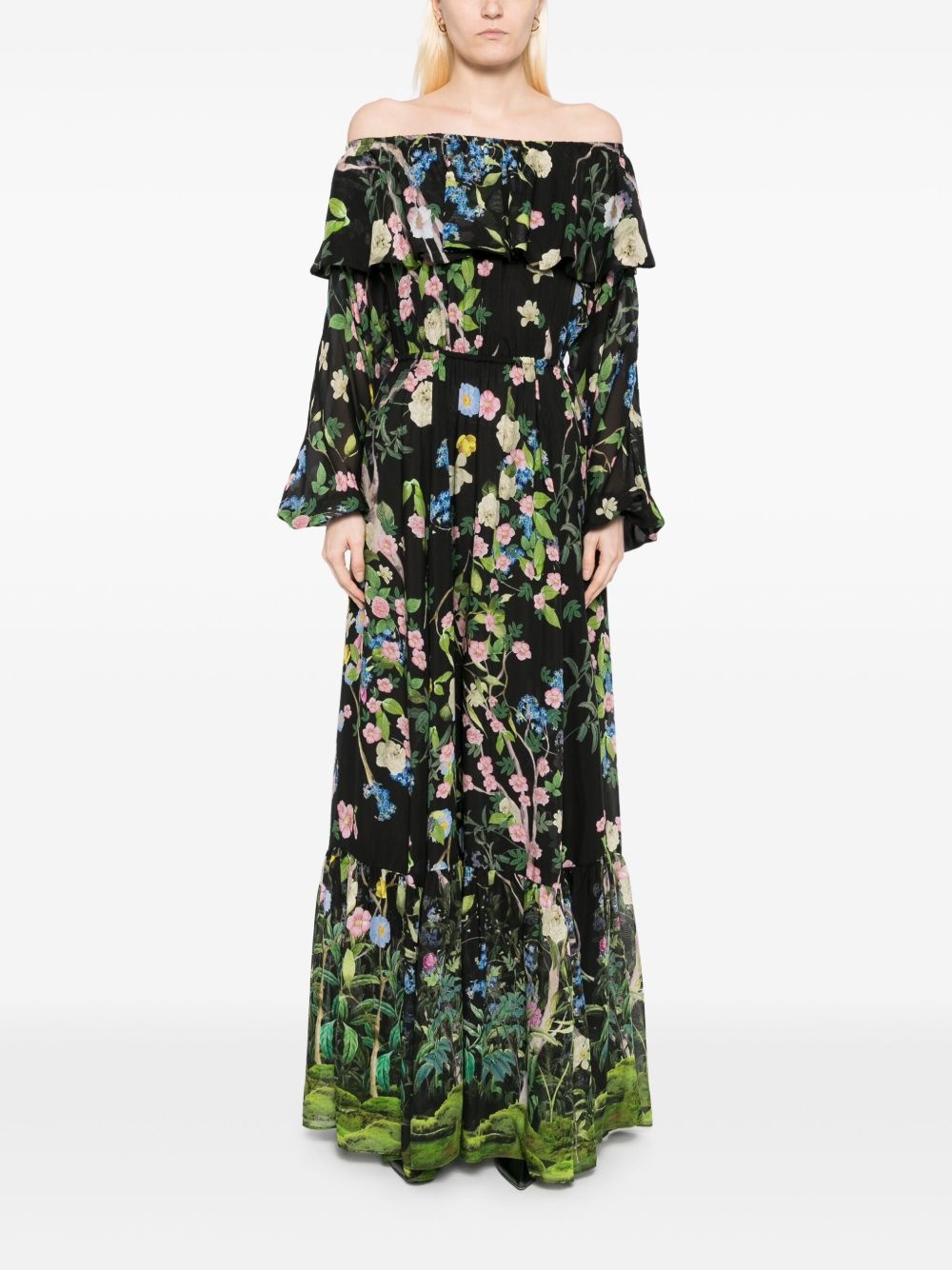 silk dress - 2