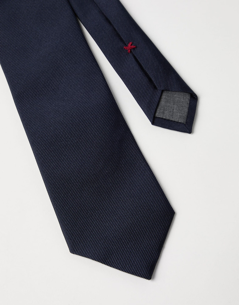 Brunello Cucinelli Silk twill tie outlook