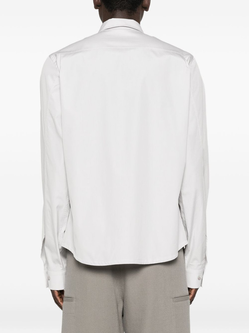 button-fastening pocket shirt 4