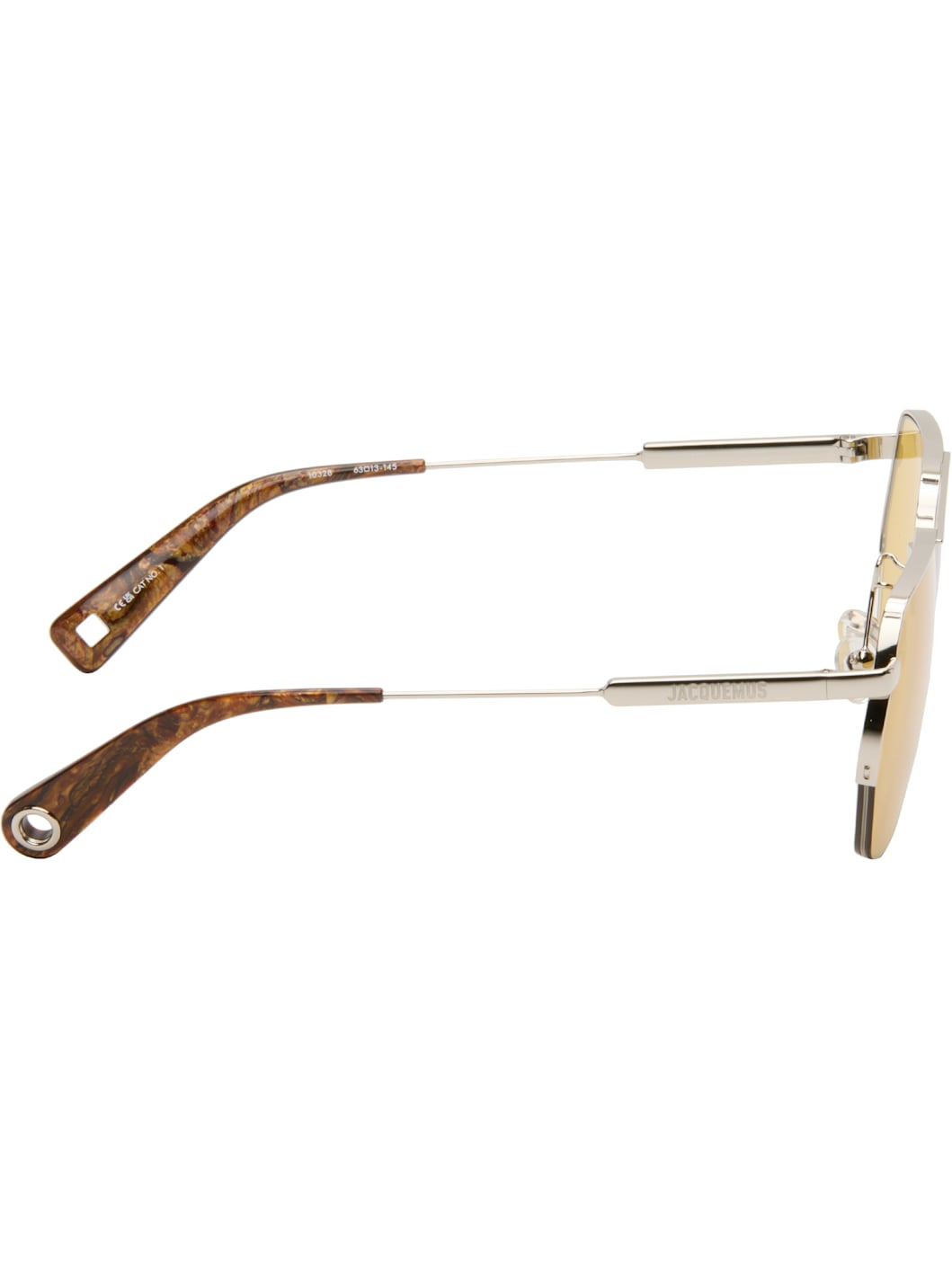 Silver La Croisière 'The Aviador' Sunglasses - 2
