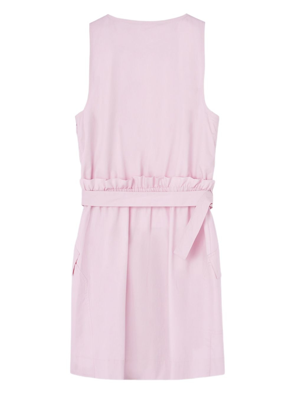 buttoned-up belted dress - 3