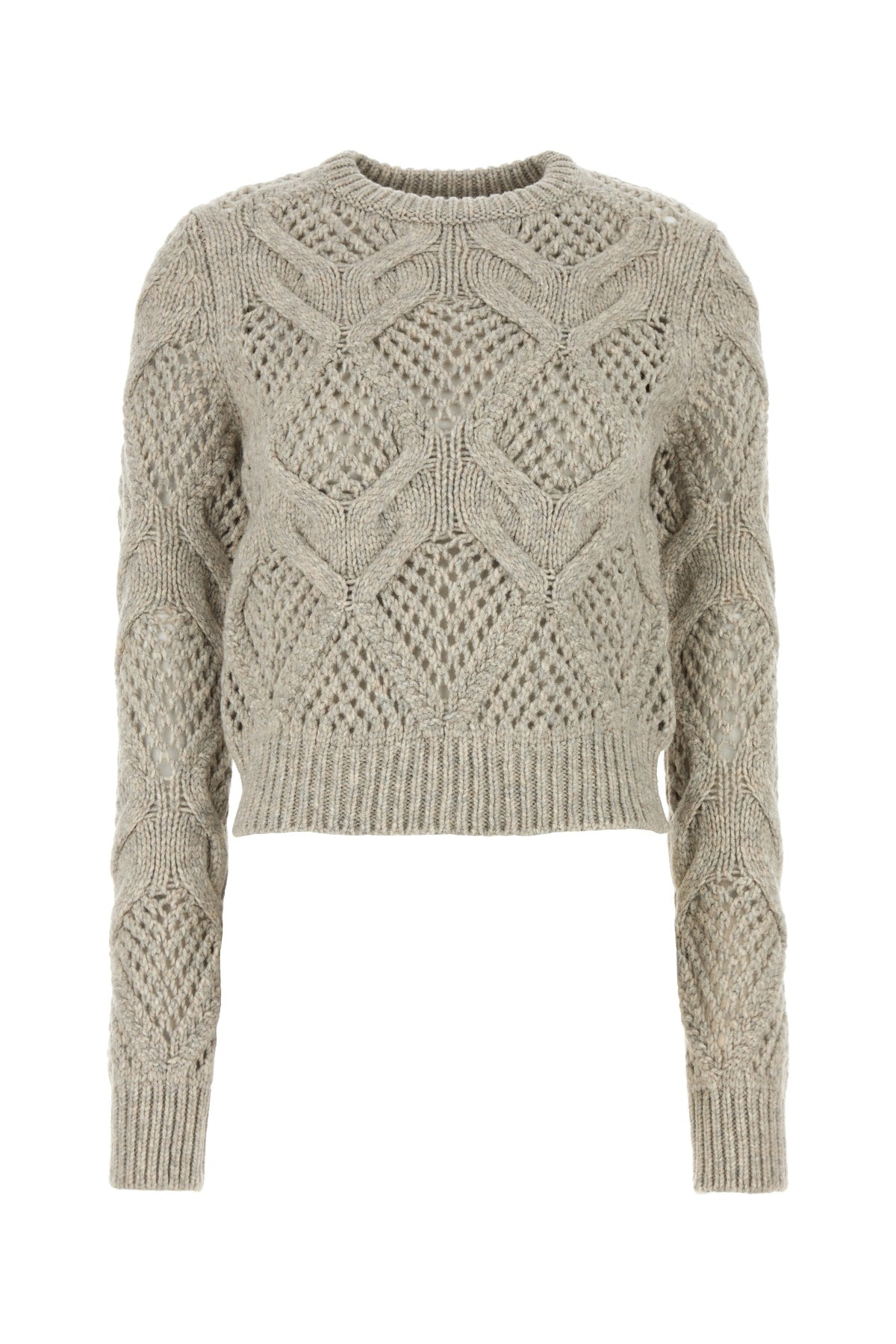 Sportmax Women Grey Wool Blend Narvel Sweater - 1