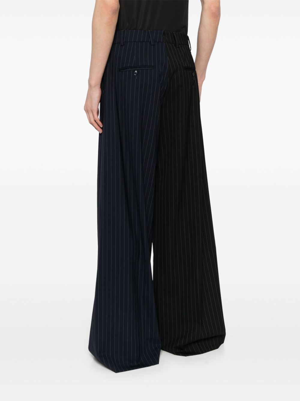 straight-leg wool trousers - 5