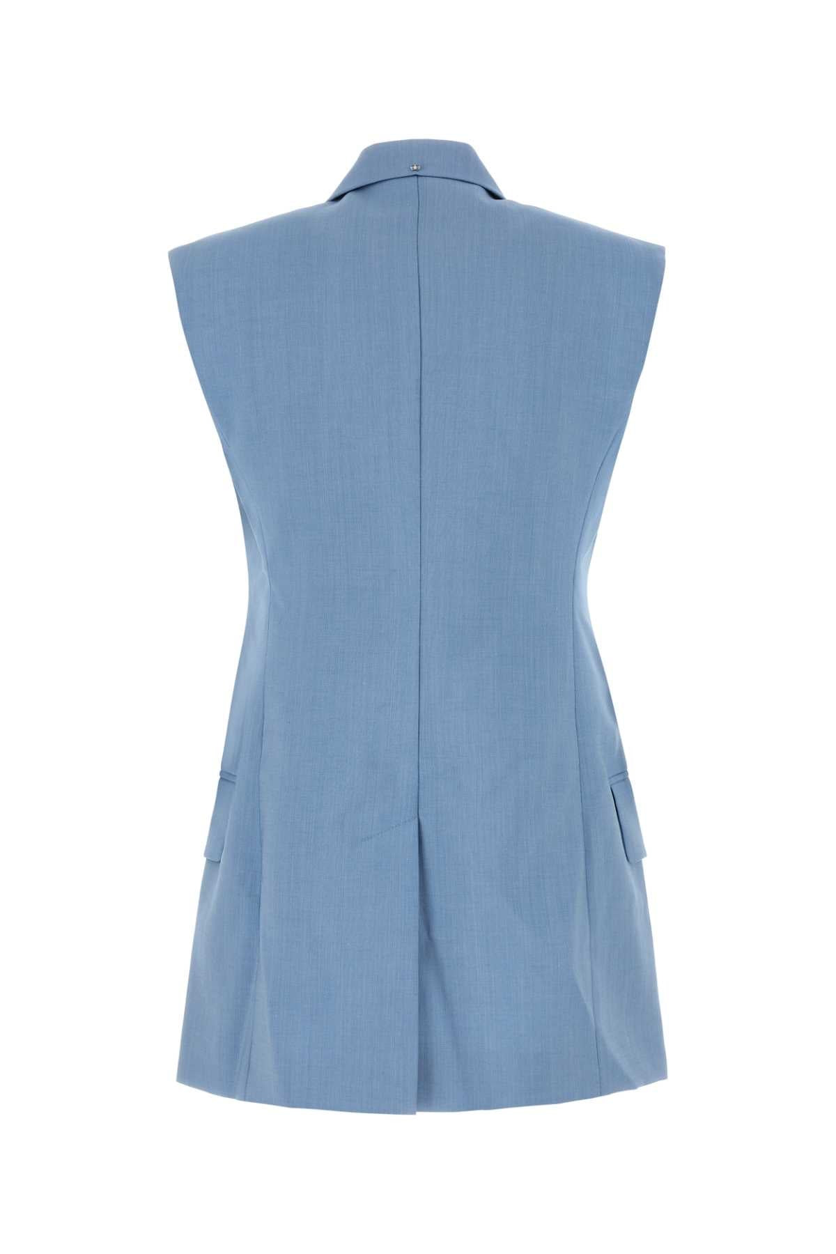 Sportmax Women Light Blue Wool Blend Ilex Vest - 2