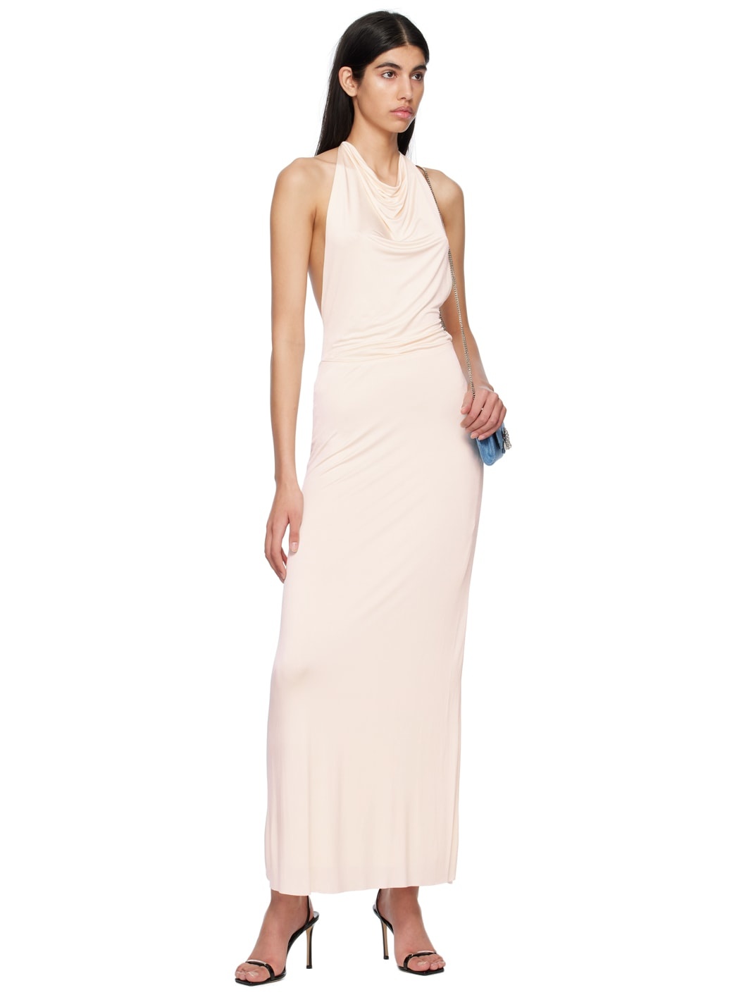Off-White Ariel Halter Maxi Dress - 4