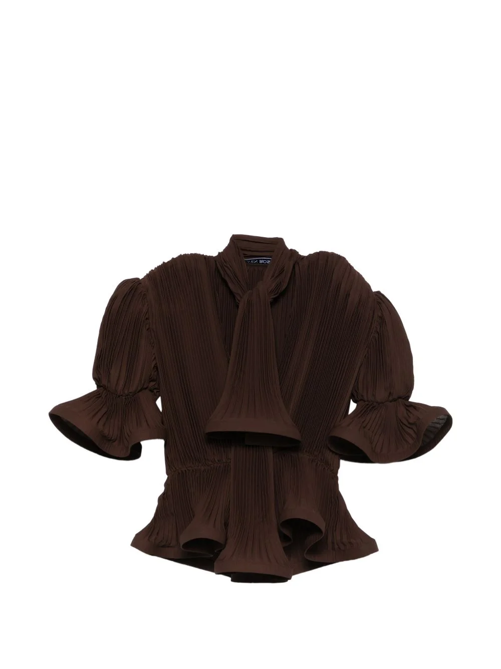 pleated blouse - 1