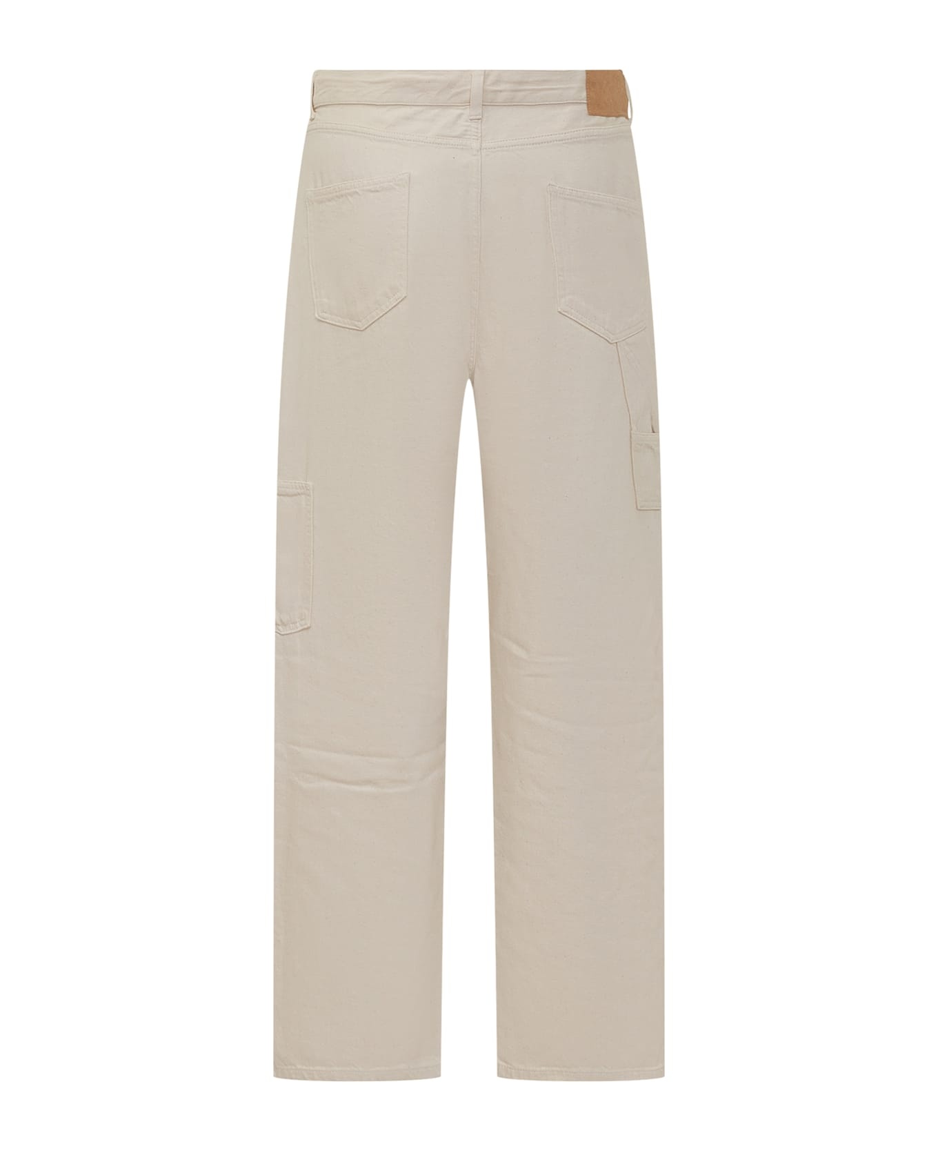 Straight Leg Denim Pants - 2