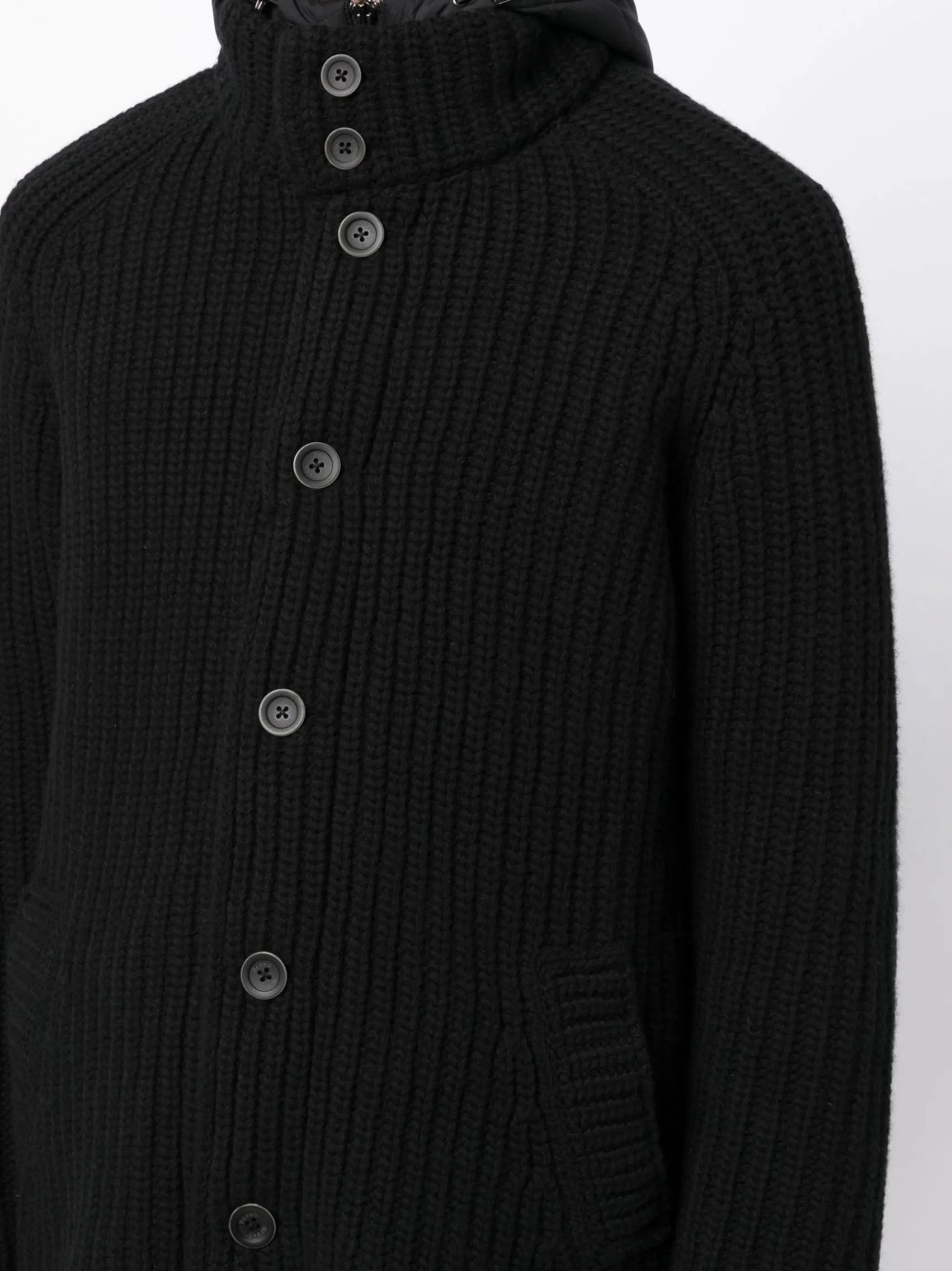Herno Ribbed Button-up Jacket - 4