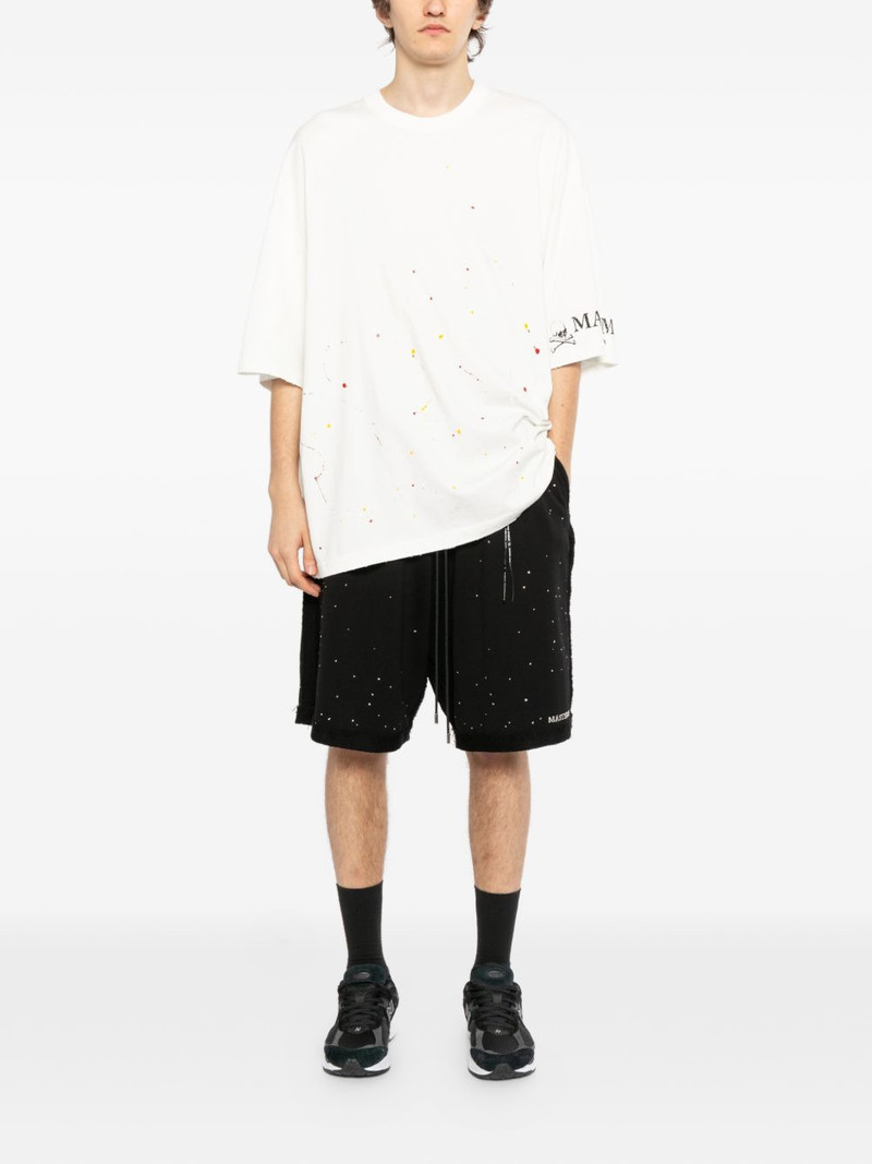 MASTERMIND WORLD paint-splash T-shirt outlook
