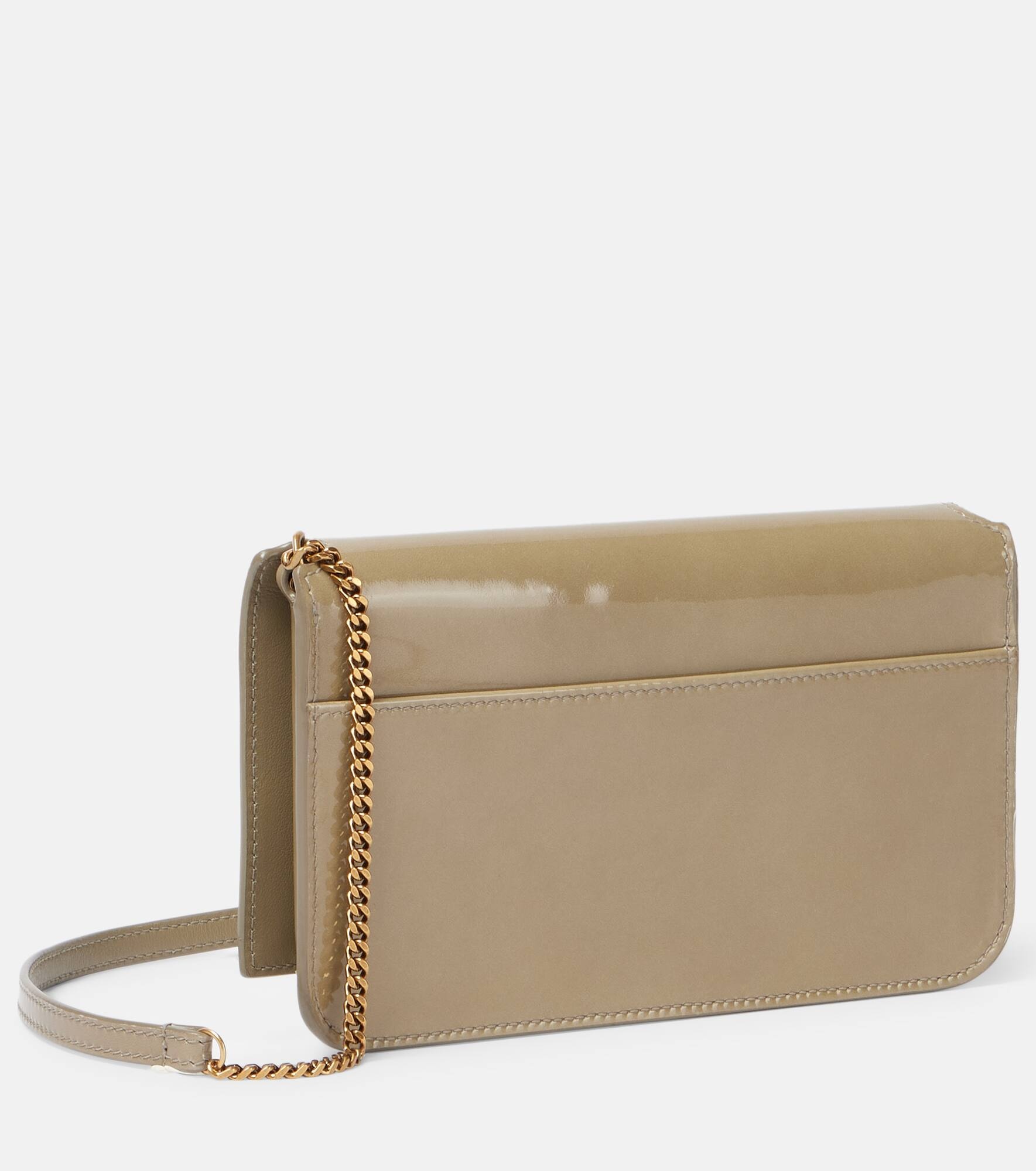 Cassandre leather wallet on chain - 4