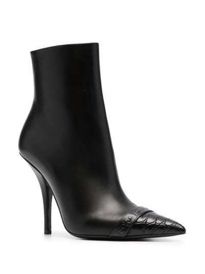 TOM FORD pointed toe leather ankle boots outlook