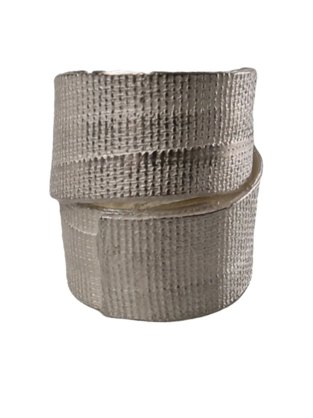 textured band ring - 1