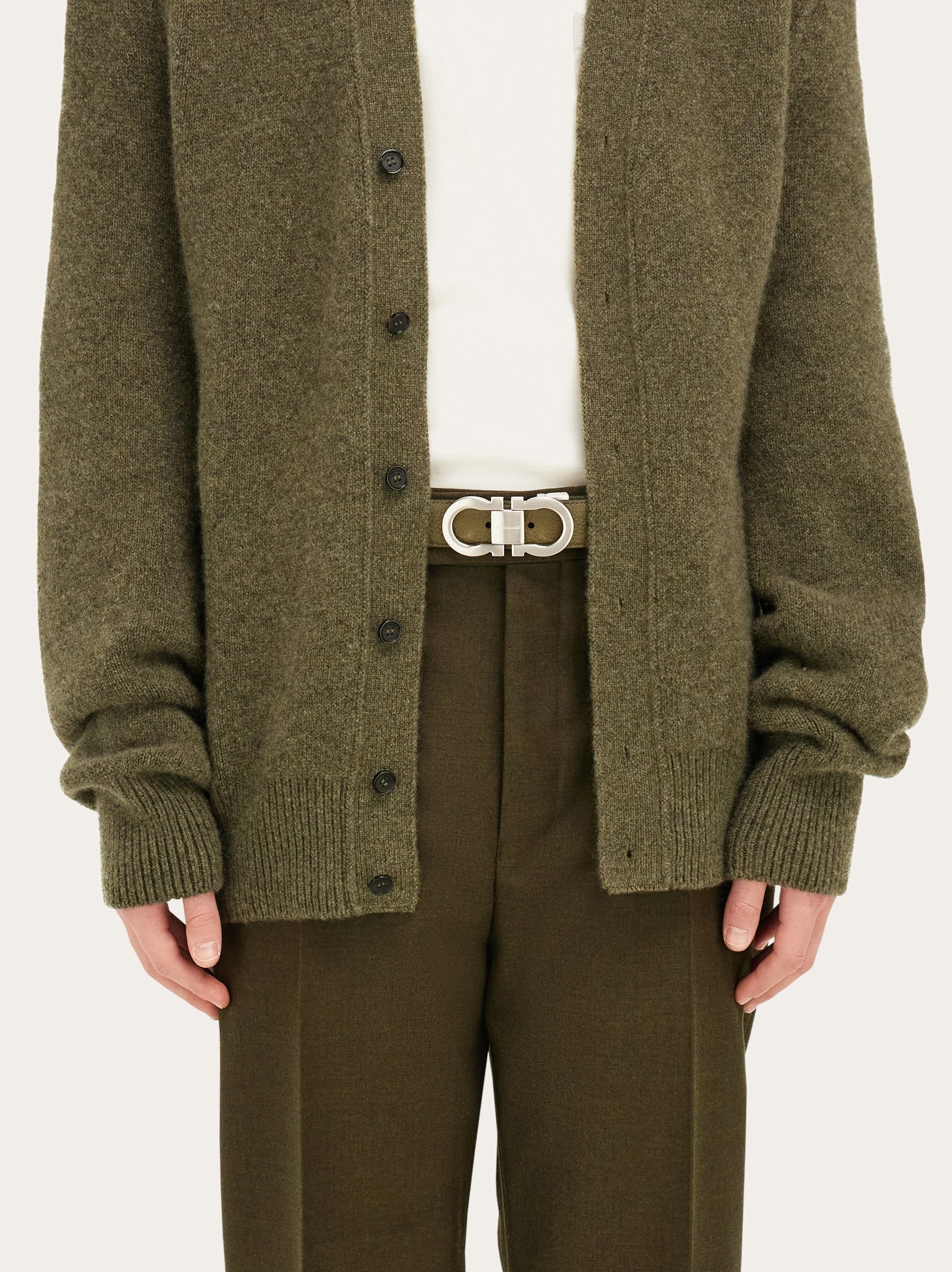 Reversible and adjustable Gancini belt - 4