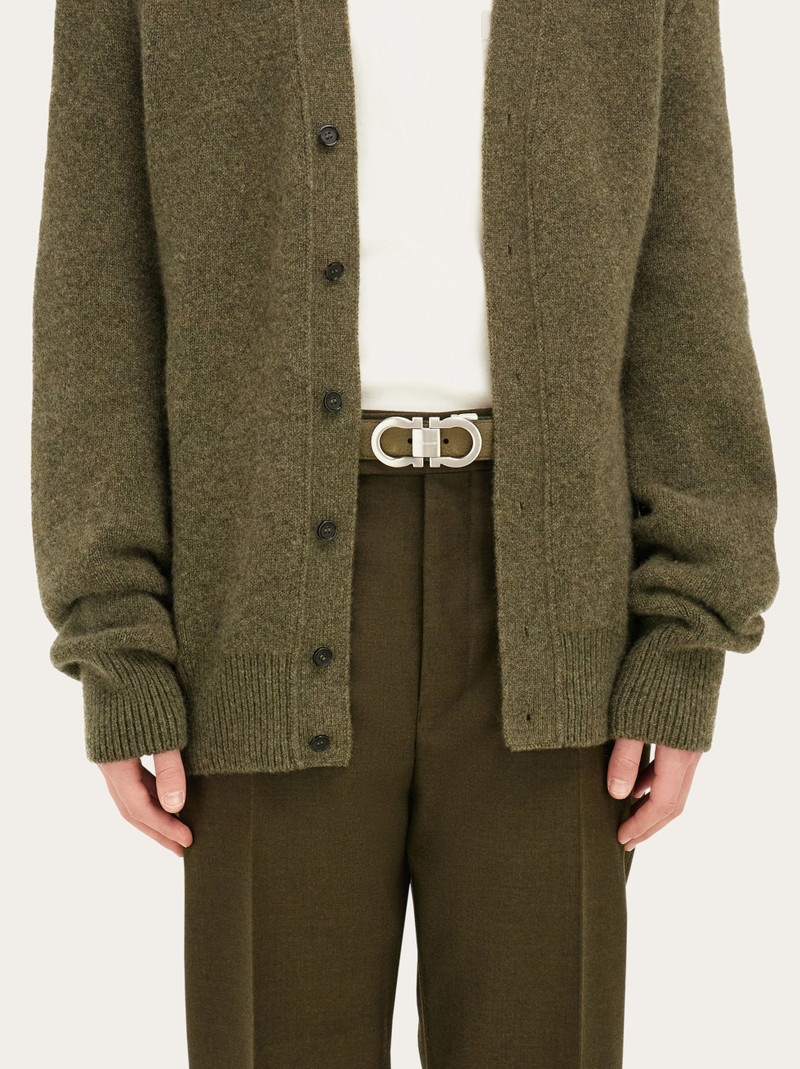 Reversible and adjustable Gancini belt 4