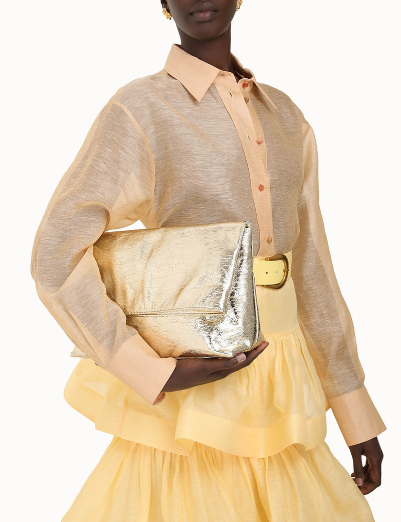 Zimmermann METALLIC FOLD OVER CLUTCH outlook