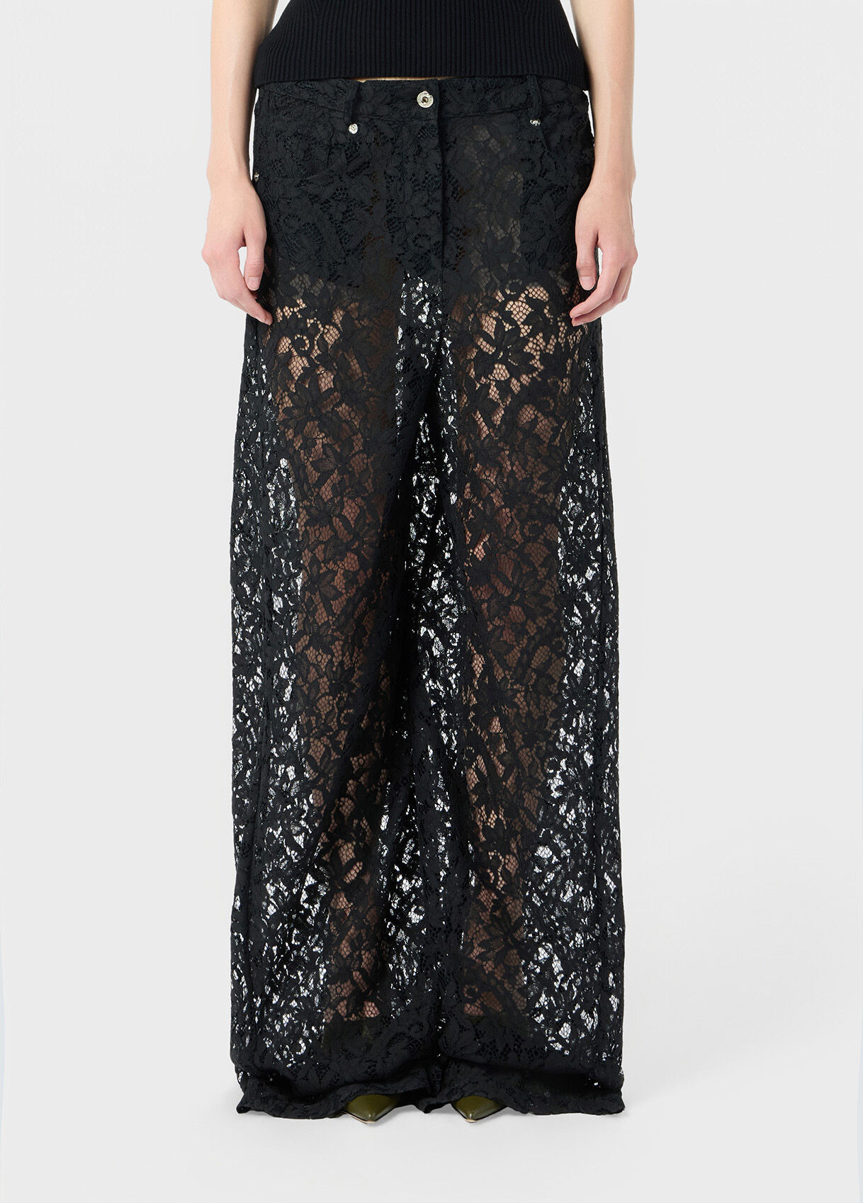 SUPERWIDE-LEG PANTS IN RÉBRODÉ LACE - 2