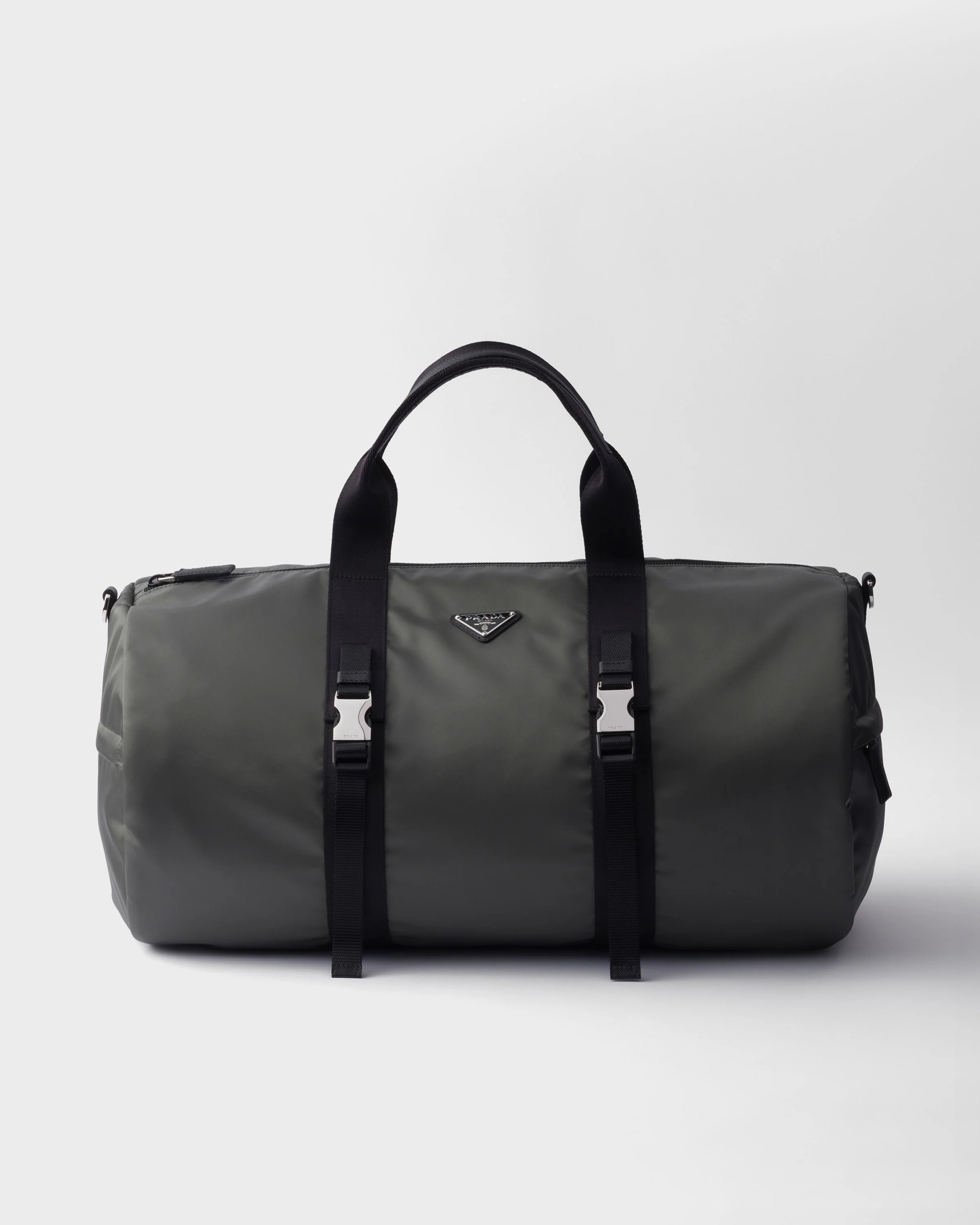 Re-Nylon and Saffiano leather duffle bag - 1