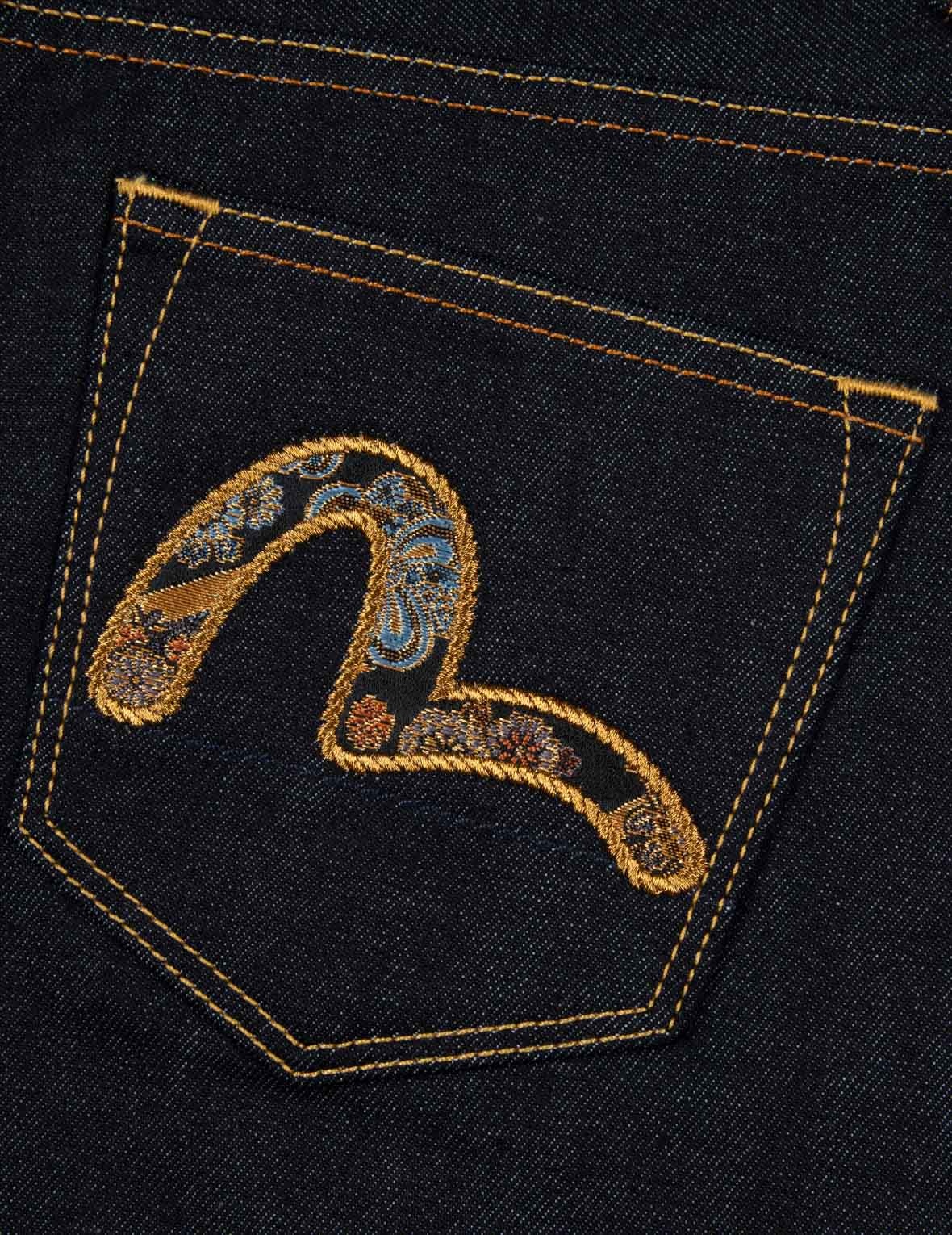 BROCADE APPLIQUÉ SEAGULL RELAX FIT JEANS - 6