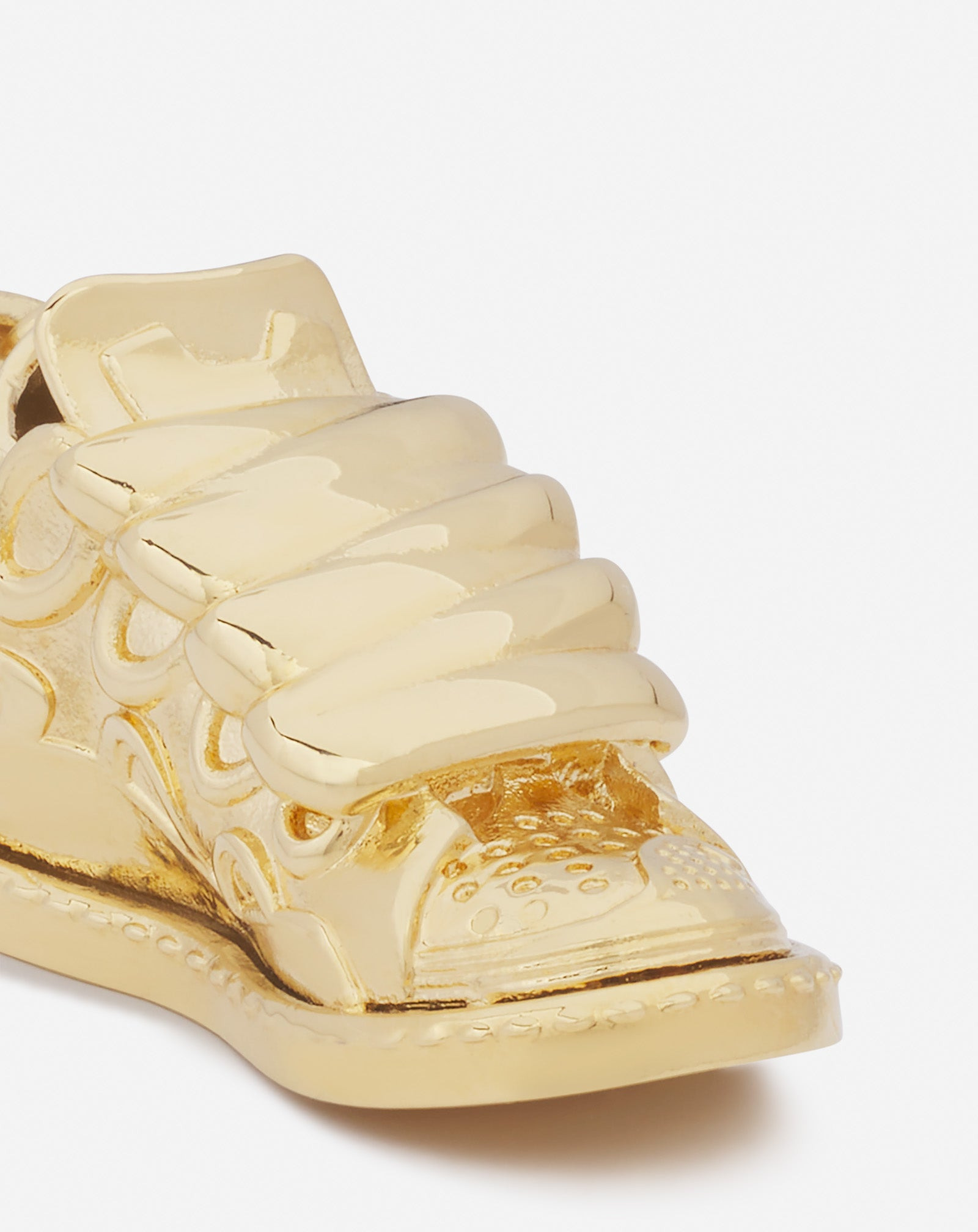 CURB SNEAKERS BRASS KEY RING - 3