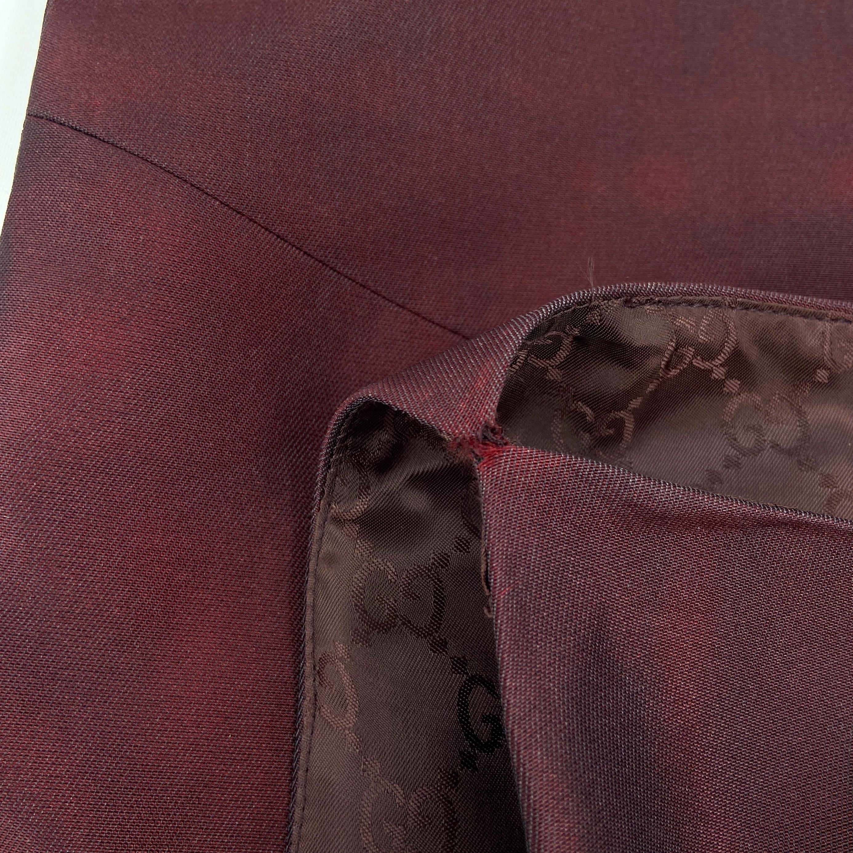 Gucci Spring 1998 Tom Ford Red Satin Pencil Dress 38 - 12