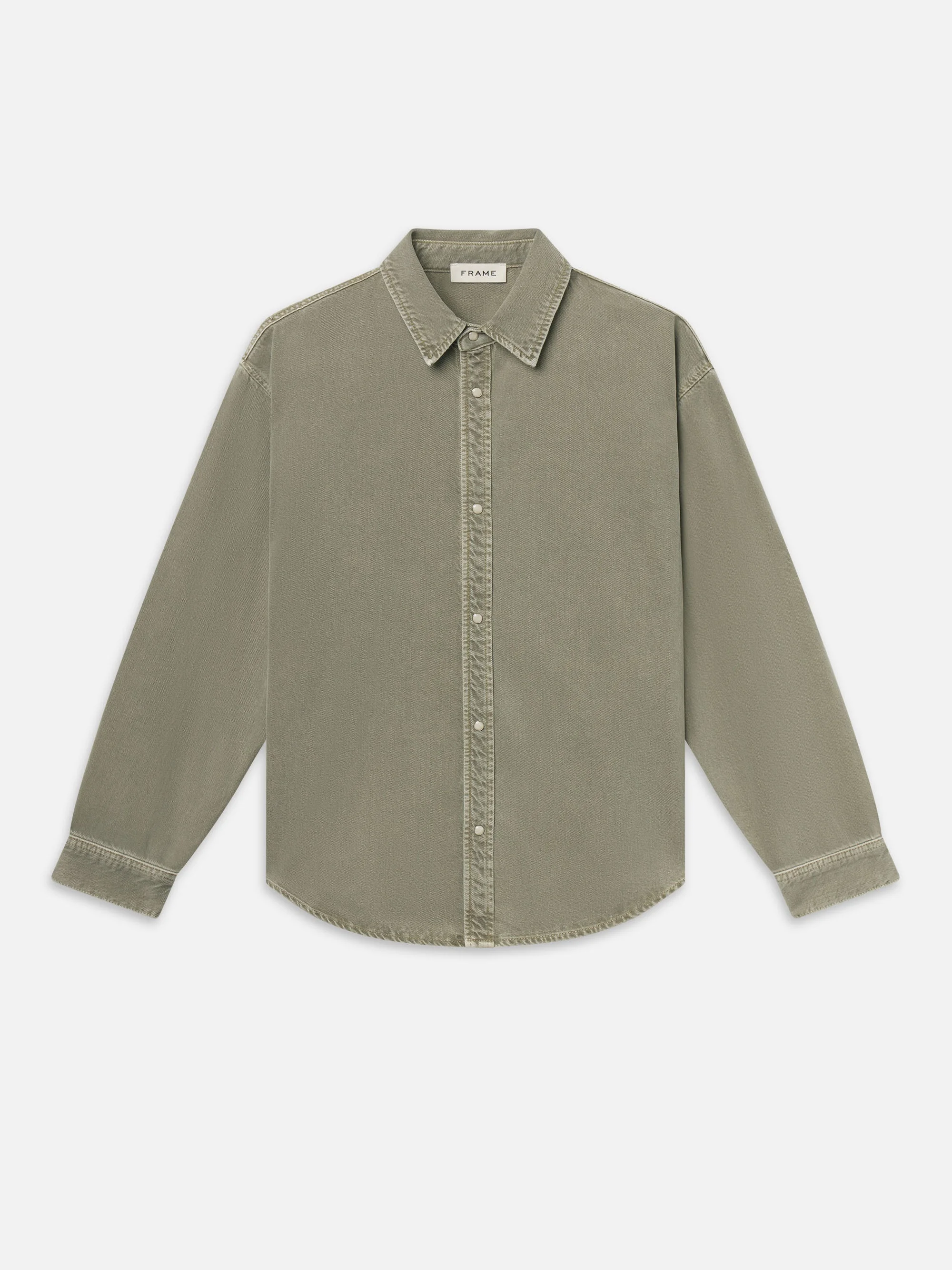 Relaxed Denim Overshirt - 1