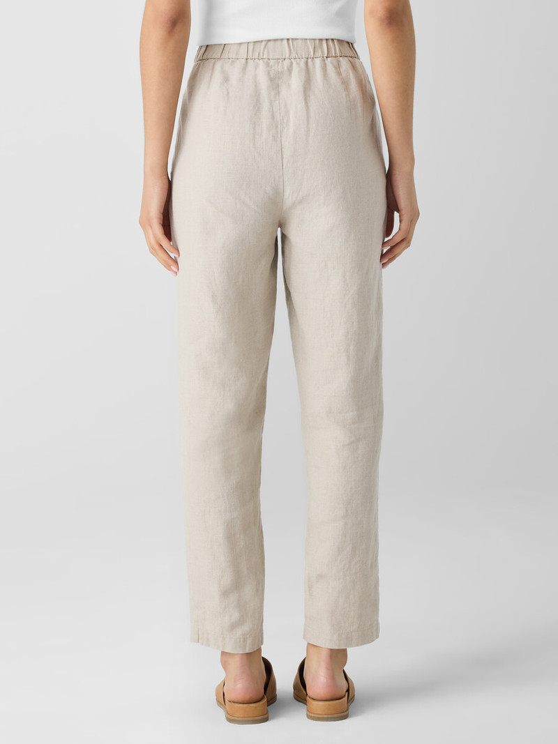 Organic Linen Tapered Pant 4