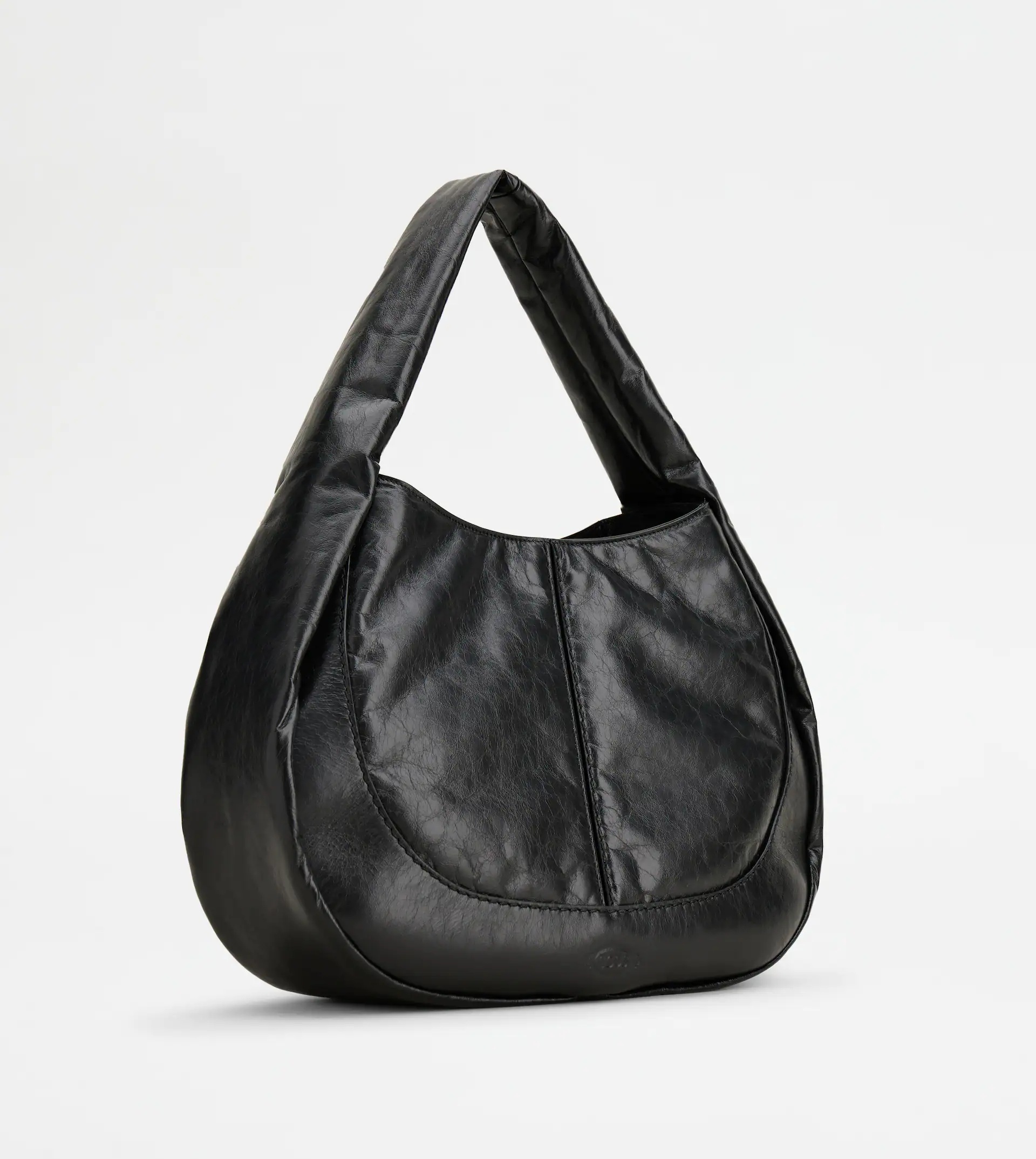 TOD'S SHIRT HOBO BAG MEDIUM - BLACK - 3