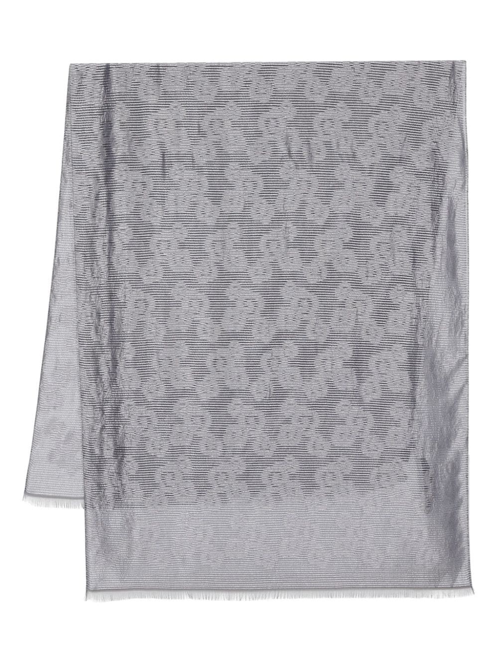 lurex-detail scarf - 1