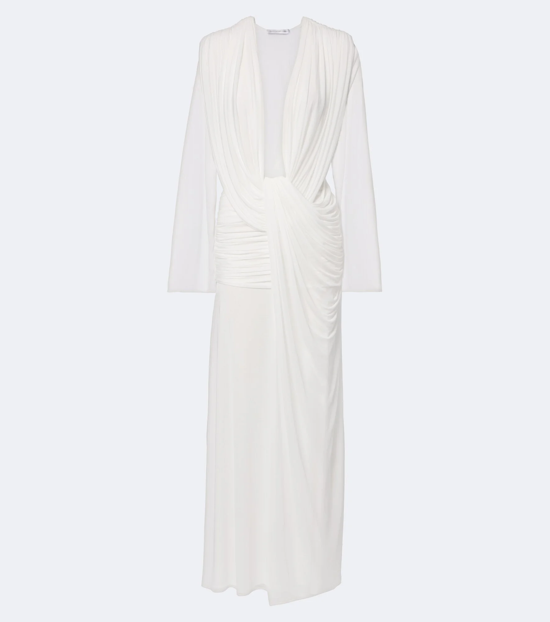 Ripple draped jersey gown - 1