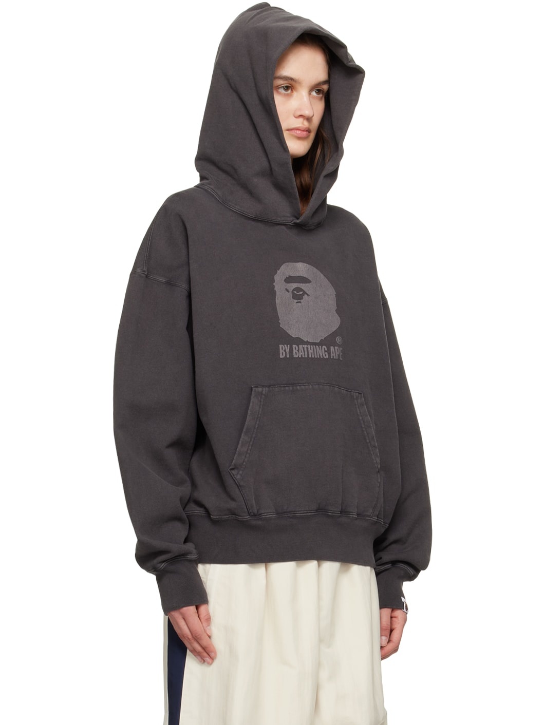 Black 'By Bathing'  Hoodie - 2