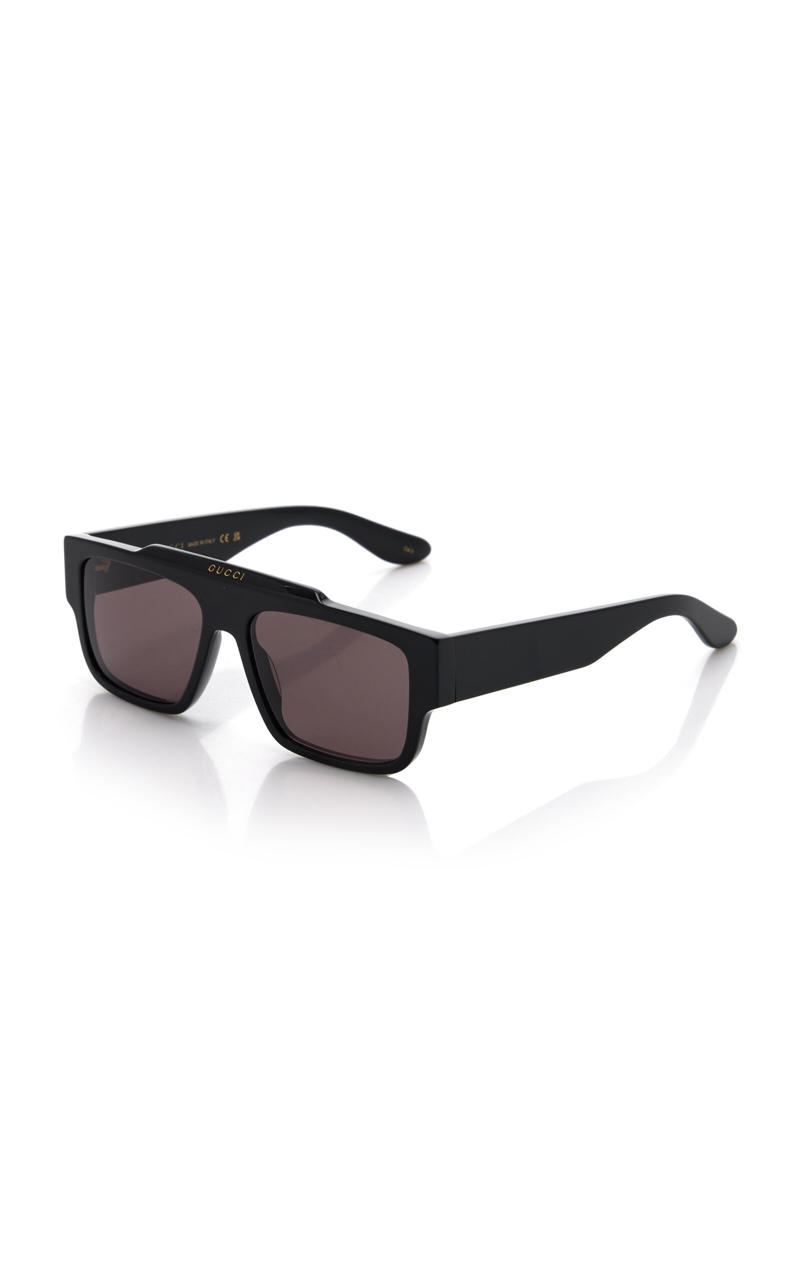 Aviator-Frame Acetate Sunglasses black - 3