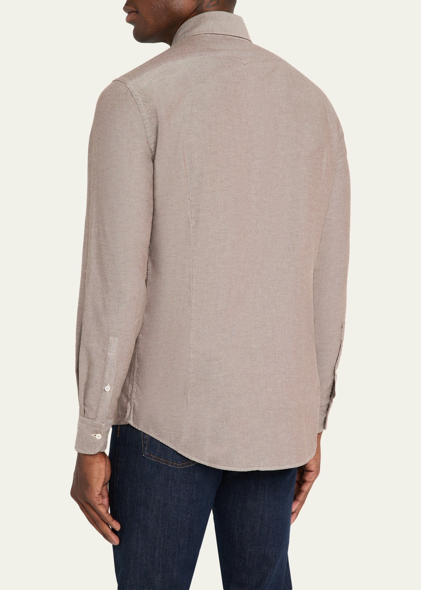 Men's Genova Cotton Oxford Button-Down Shirt - 3