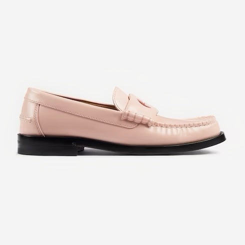 Gucci Interlocking G Leather Loafers - 1